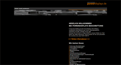 Desktop Screenshot of beschriftung.powerdisplays.de